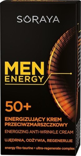 Soraya Men Energy 50+ Energizujący krem przeciwzmarszczkowy 50ml