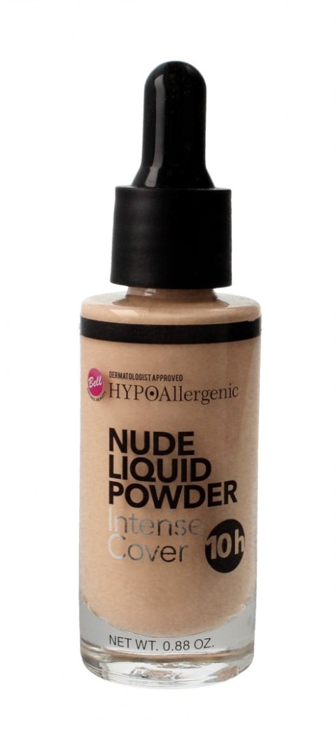 Bell Hypoallergenic Puder w płynie Nude Liquid Powder nr 02 Light Beige 25g