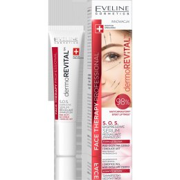 Eveline Face Therapy Professional Ekspresowe Serum S.O.S. redukujące zmarszczki pod oczy,na czoło i okolice ust 15ml