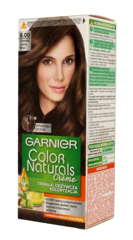 Garnier Color Naturals Krem koloryzujący nr 6.00 Głęboki Jasny Brąz 1op