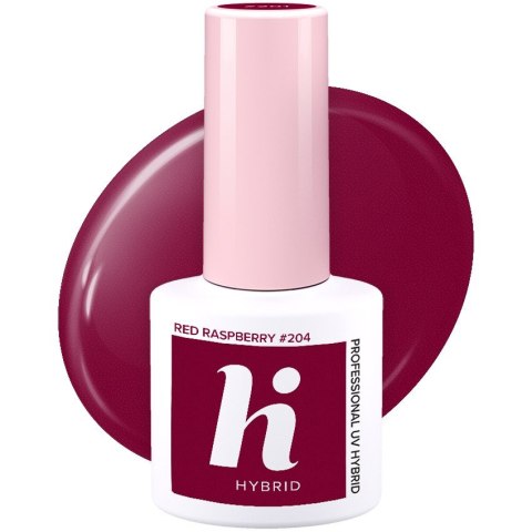 Hi Hybrid Lakier hybrydowy nr 204 Red Raspberry 5ml