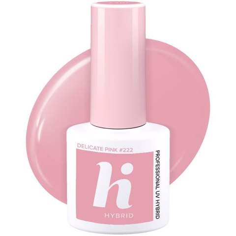 Hi Hybrid Lakier hybrydowy nr 222 Delicate Pink 5ml