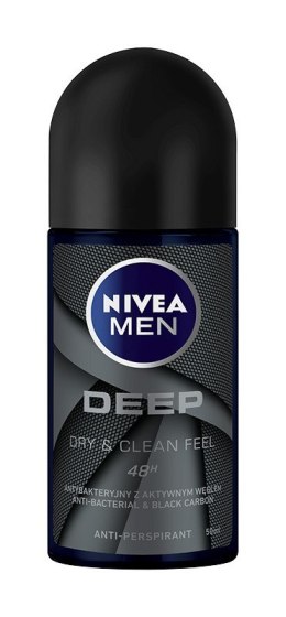 Nivea Dezodorant DEEP roll-on męski 50ml