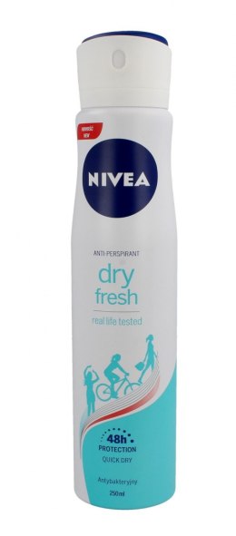 Nivea Dezodorant DRY FRESH spray damski 250ml