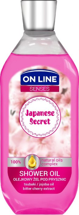 On Line Senses Olejkowy Żel pod prysznic Japanese Secret 500ml