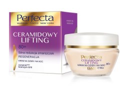 Perfecta Ceramidowy Lifting 80+ Krem Silna redukcja zmarszczek i regeneracja na dzień i noc 50ml