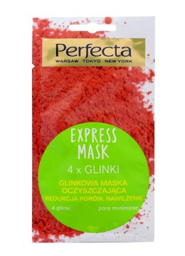 Perfecta Express Mask Glinkowa Maska oczyszczająca - 4 Glinki 8ml