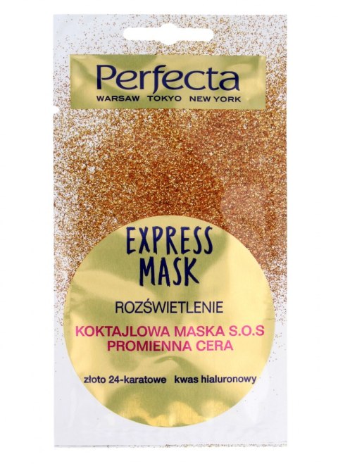 Perfecta Express Mask Koktajlowa Maska S.O.S rozświetlająca 8ml