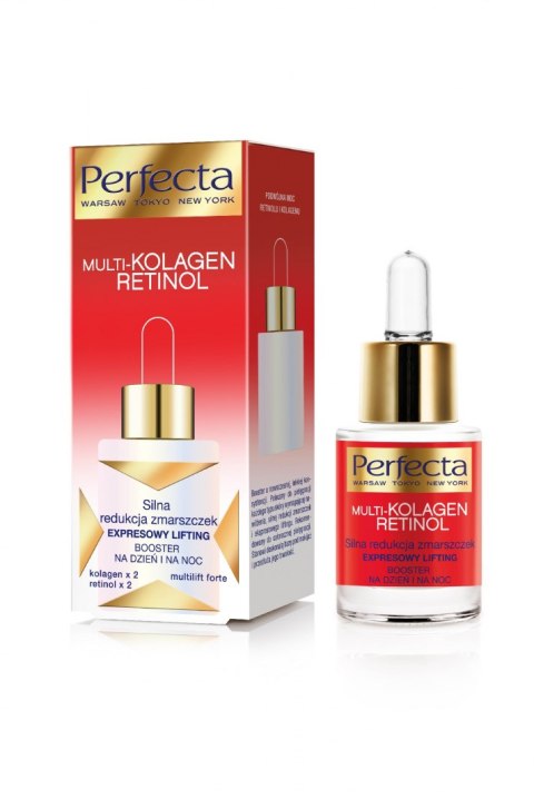 Perfecta Multi-Kolagen Retinol Booster redukujący zmarszczki na dzień i noc 15ml