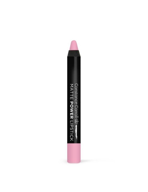 Constance Carroll Matte Power Lipstick Pomadka matowa w kredce nr 01 Nude Rose 1szt