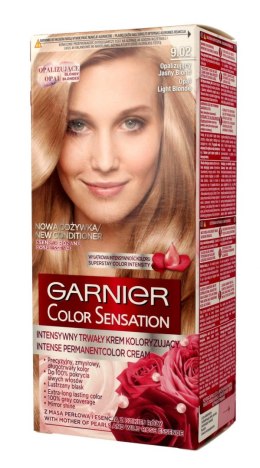Garnier Color Sensation Krem koloryzujący 9.02 Opalizujący Jasny Blond 1op.