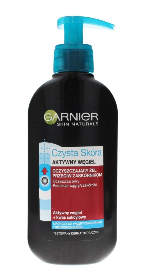 Garnier Skin Naturals Czysta Skóra Aktywny Węgiel Żel oczyszczający 150ml