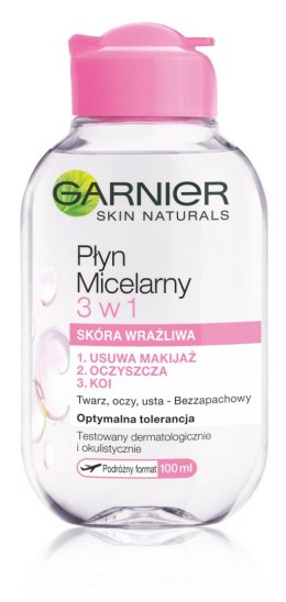 Garnier Skin Naturals Płyn micelarny 3w1 - skóra wrażliwa 100ml
