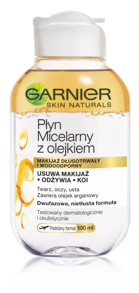 Garnier Skin Naturals Płyn micelarny z olejkiem dwufazowy 100ml