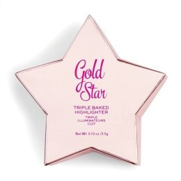 I Heart Revolution Star of the Show Rozświetlacz Gold Star 3.5g