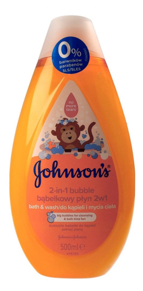 Johnson's Baby Bubble Bąbelkowy Płyn do kąpieli 2w1 dla dzieci 500ml