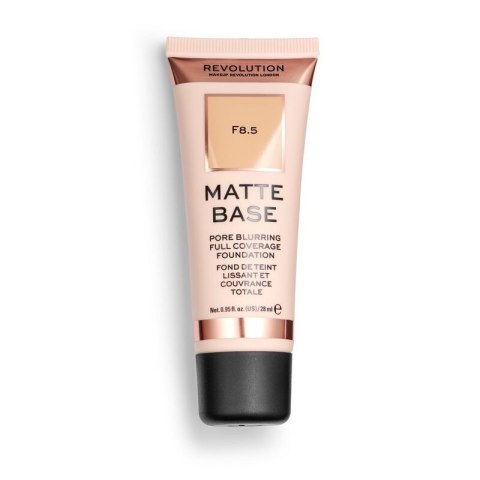 Makeup Revolution Podkład matujący do twarzy Matte Base Foundation F8.5 28 ml