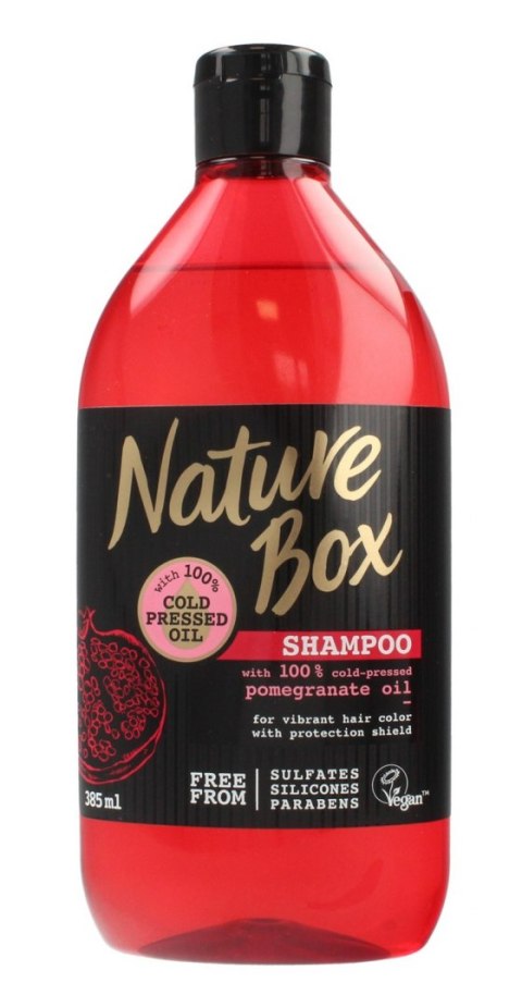 Nature Box Pomegranate Oil Szampon do włosów chroniący kolor 385ml