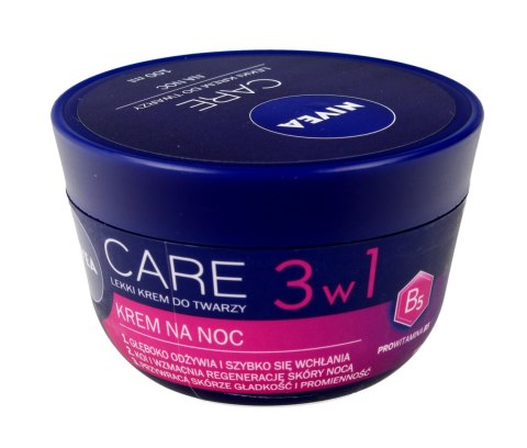 Nivea Care Lekki krem do twarzy na noc 100ml