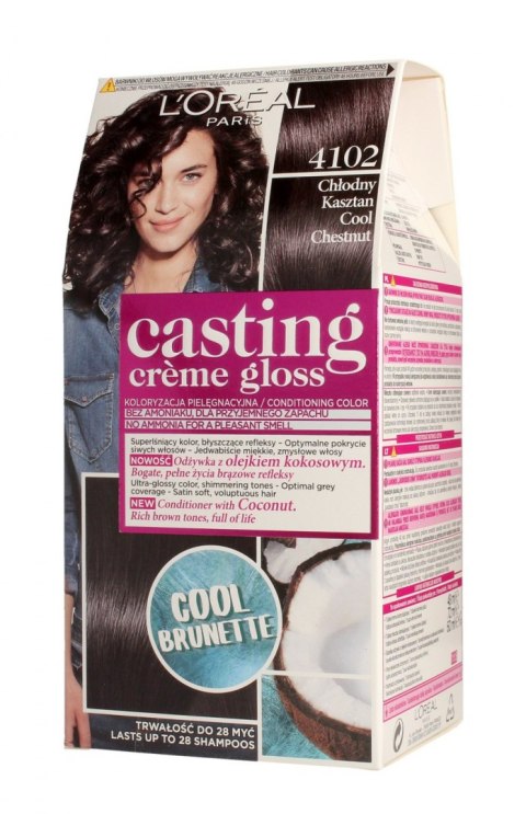 Casting Creme Gloss Krem koloryzujący nr 4102 Chłodny Kasztan 1op.