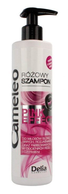 Delia Cosmetics Cameleo Pink Effect Szampon do włosów różowy 250ml
