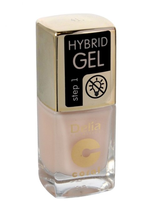 Delia Cosmetics Coral Hybrid Gel Emalia do paznokci nr 41 french beige 11ml