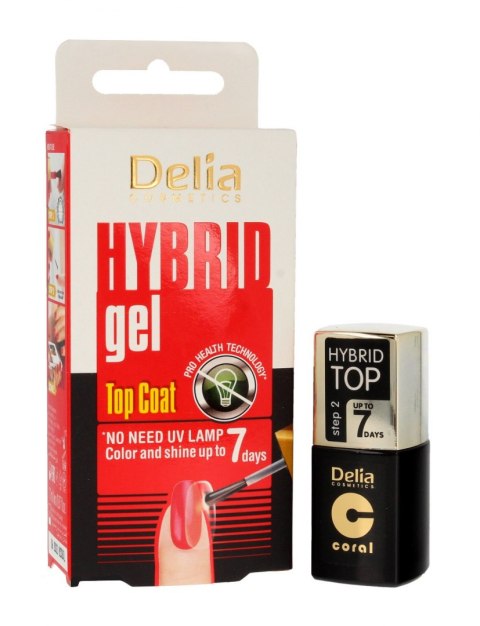 Delia Cosmetics Hybrid Gel Top Coat 7 days 11ml