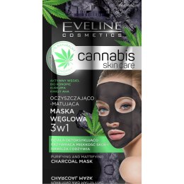 Eveline Cannabis Skin Care Maska węglowa 3w1 7 ml