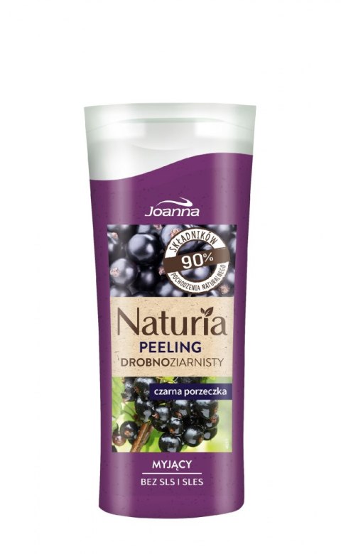 Joanna Naturia Peeling do ciała drobnoziarnisty Czarna Porzeczka 100g