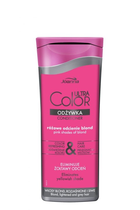 Joanna Ultra Color Odżywka do włosów koloryzująca - różowe odcienie blond 200g