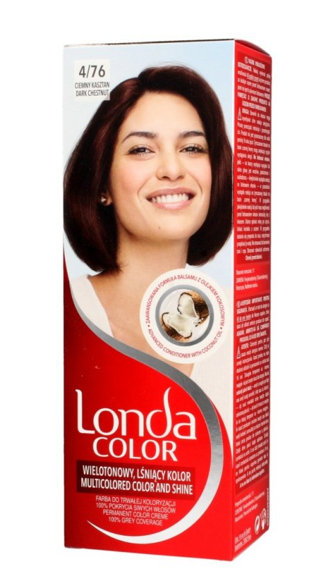 Londacolor Cream Farba do włosów nr 4/76 ciemny kasztan 1op.