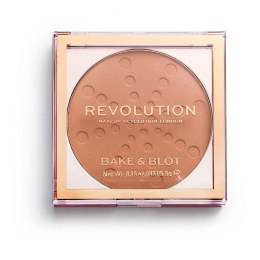 Makeup Revolution Prasowany puder Bake & Blot Peach, 1 szt.