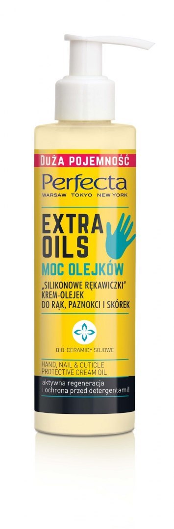 Perfecta Extra Oils Krem-Olejek do rąk "Silikonowe Rękawiczki" 195ml