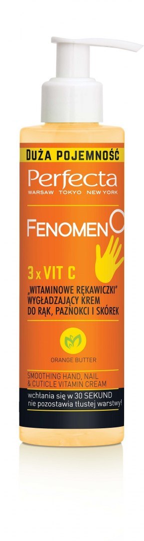 Perfecta Fenomen C Wygładzający Krem do rąk "Witaminowe Rękawiczki" 195ml