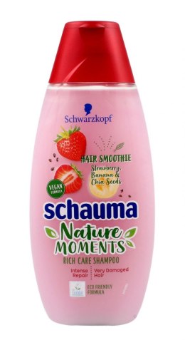 Schwarzkopf Schauma Nature Moments Szampon do włosów bardzo zniszczonych-Truskawka&Chia 400ml