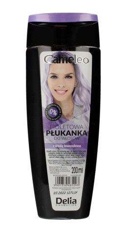 Delia Cosmetics Cameleo Płukanka do włosów fioletowa z wodą lawendową 200ml