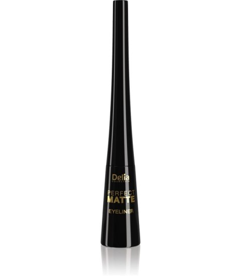 Delia Cosmetics Shape Master Eyeliner matowy w płynie Perfect Matte - Brown 4ml