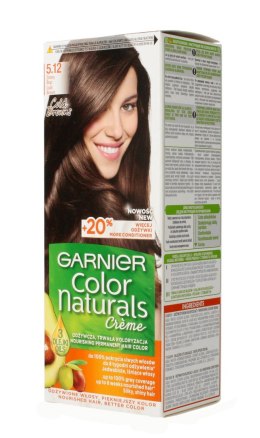 Garnier Color Naturals Krem koloryzujący nr 5.12 Zimny Brąz 1op.