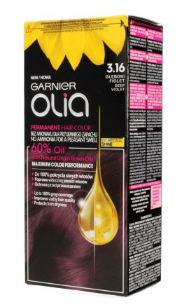 Garnier Olia Farba do włosów nr 3.16 Głęboki Fiolet 1op.