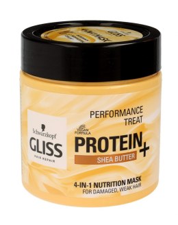 Gliss Hair Repair Protein+ Maska do włosów 4in1 odżywcza Shea Butter 400ml