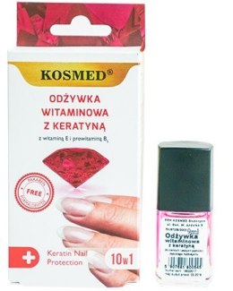 Kosmed Odżywka do paznokci witaminowa z keratyną 10w1 9ml