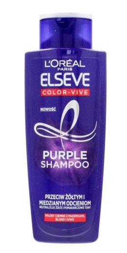L'Oreal Elseve Color-Vive Purple Szampon do włosów przeciw żółtym i miedzianym odcieniom 200ml