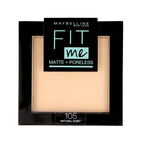 Maybelline Fit Me! Puder kompaktowy Matte+Poreless nr 105 Natural Ivory 9g