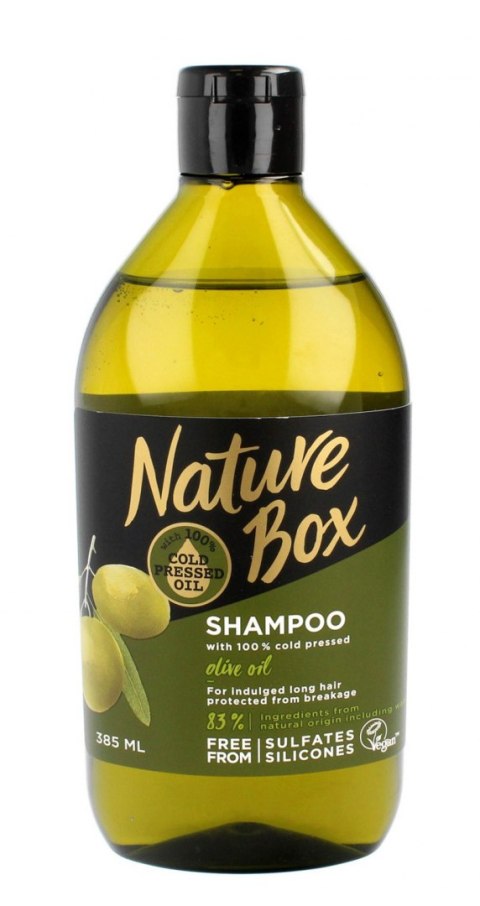 Nature Box Olive Oil Szampon do włosów długich wzmacniający 385ml