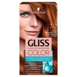 Schwarzkopf Gliss Color Krem koloryzujący nr 7-7 Ciemny Miedziany Blond 1op.