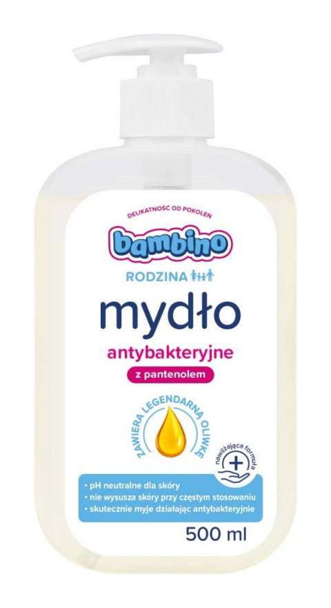 Bambino Rodzina Mydło w płynie antybakteryjne z pantenolem 500ml