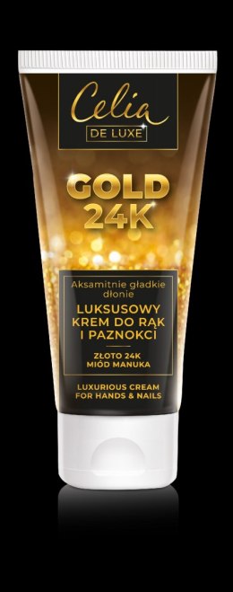 Celia Gold 24K Luksusowy Krem do rąk i paznokci 80ml