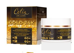 Celia Gold 24K Luksusowy Krem przeciwzmarszczkowy 60+ - lifting i odżywienie 50ml