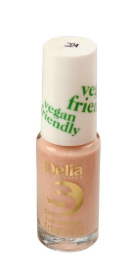 Delia Cosmetics Vegan Friendly Emalia do paznokci Size S nr 204 Honey Pink 5ml