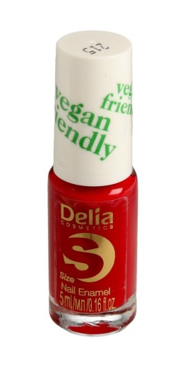Delia Cosmetics Vegan Friendly Emalia do paznokci Size S nr 215 My Secret 5ml